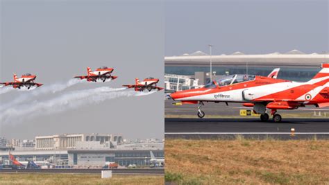 WATCH: Mumbai Air Show 2024 Paints Skies Red, Flight And Air Traffic ...