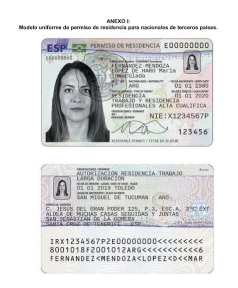 Nuevo Formato De Tarjetas De Residencia Parainmigrantes