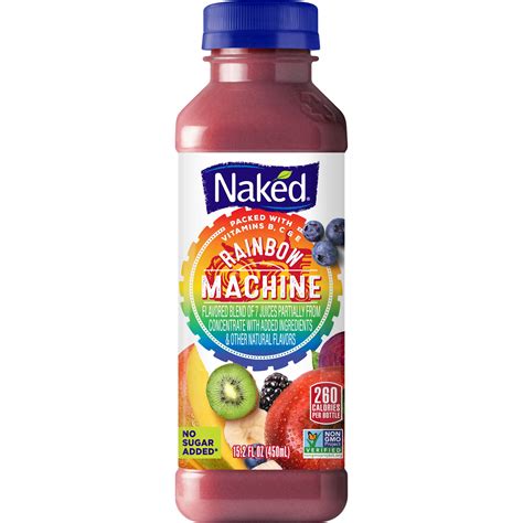 Naked Juice Rainbow Machine 15 2 Fl Oz Walmart