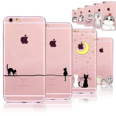 Cute Cats Phone Cases For Iphone 6 6s 7 8 7plus 8p 5 5s Se 6plus 6splus