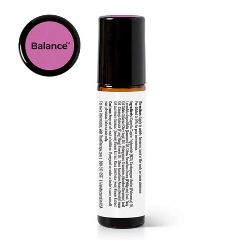 Balance Essential Oil Blend Pre Diluted Roll On Plant Therapy