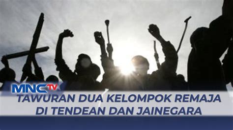 Dua Kelompok Remaja Terlibat Tawuran Dengan Senjata Tajam Di Mampang