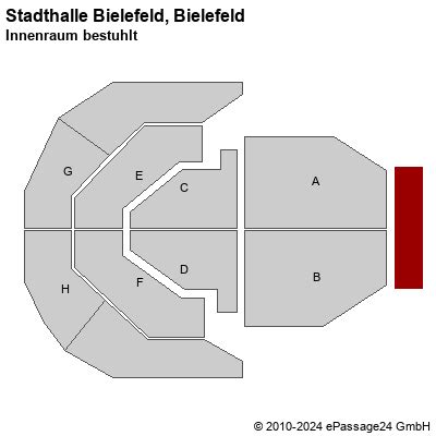 Stadthalle Bielefeld Bielefeld Saalpl Ne