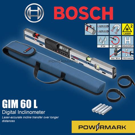 BOSCH GIM 60 L Digital Level Inclinometer POWERMARK BMT Lazada PH