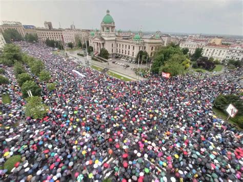 U Beogradu Danas Peti Protest Srbija Protiv Nasilja Okvir