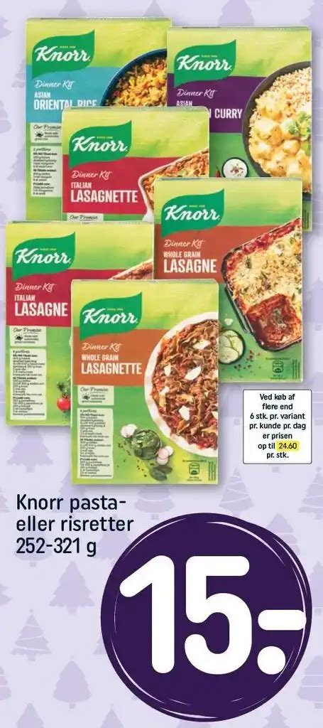 Knorr Pasta Eller Risretter Tilbud Hos Rema 1000