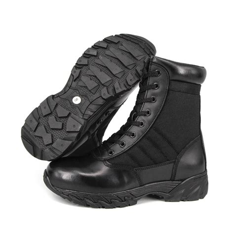 Black Rubber Sole Classic Tactical Boots 4237 From China Manufacturer