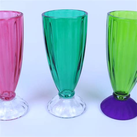 Milkshake Glasses Etsy