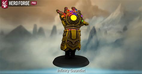 Infinity Gauntlet Made With Hero Forge