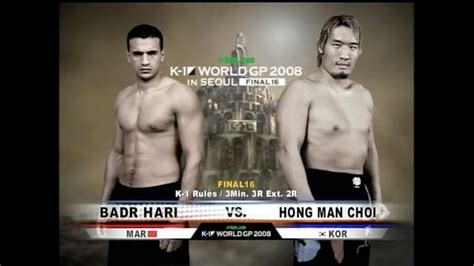 Choi Hong Man Vs Badr Hari - Communauté MCMS