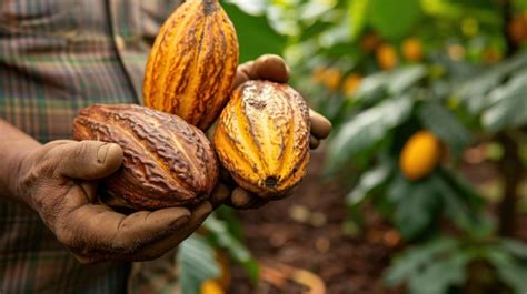 Premium Photo Harvest Cocoa Discover The Exuberant Cocoa Plantation