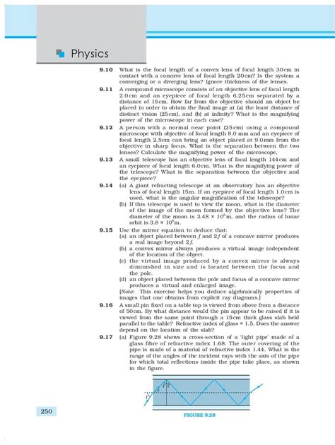 Ncert Book Class Physics Chapter Ray Optics And Optical