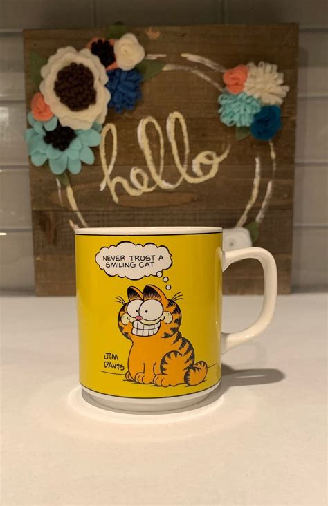 Vintage Garfield Coffee Mug Garfield Lover Gift Collectable Garfield ...