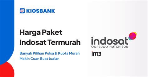 Beli Paket Internet Indosat Data IM3 Kuota Murah Lewat HP