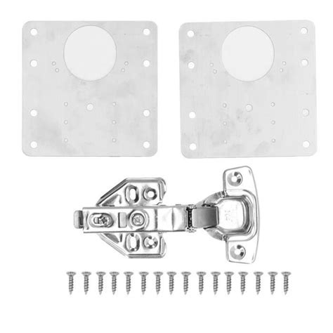 URB Kit De Plaque De Réparation De Charnière armoire Acier Inoxydable