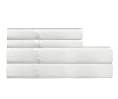 White 1,500-Thread Count Queen 4-Piece Sheet Set | Big Lots