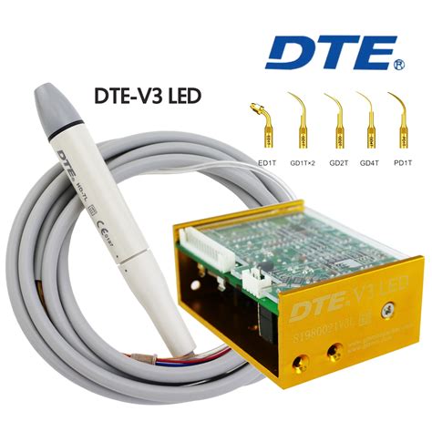 Woodpecker Dte Dental Ultrasonic Scaler V3 Led Built In Handpiece