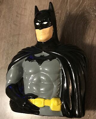 FAB Starpoint Ceramic DC Comics BATMAN Bust Coin Piggy BANK 19 EBay