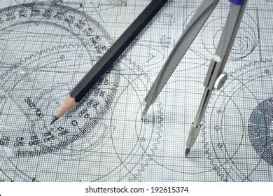 Drawing Protractor Pencil Stock Photo 192615374 | Shutterstock