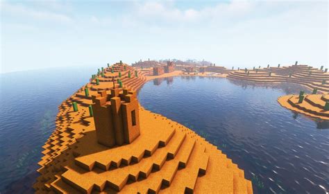 Desert Island Minecraft Map