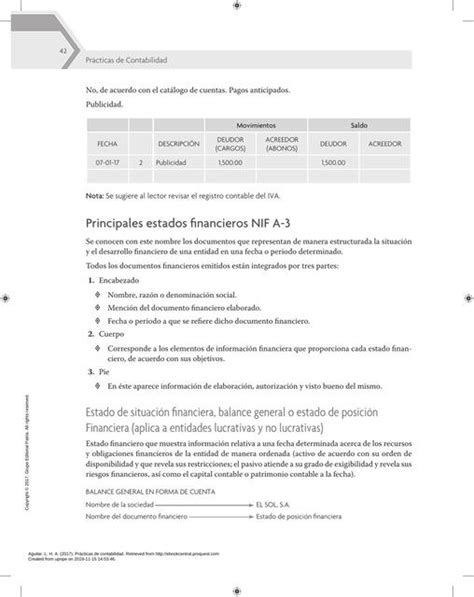 Pr Cticas De Contabilidad Pg Sa L Udocz