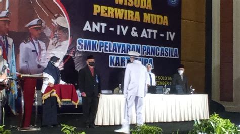 54 Siswa SMK Pelayaran Pancasila Kartasura Di Wisuda ANT IV ATT IV