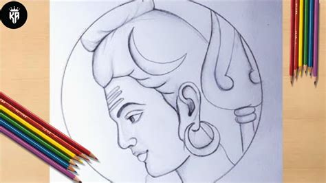 How To Draw Lord Shiva Easy Drawing Of Lord Mahadev Step By Step