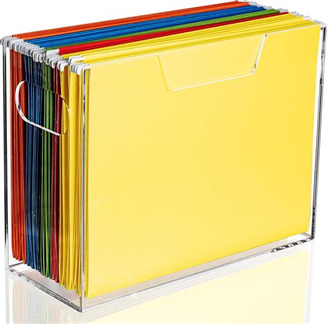 acrylic folder organizer clear acrylic hanging file organizer letter