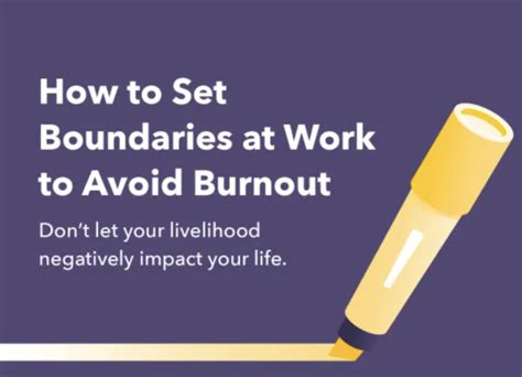 How To Prevent Burnout With Boundaries At Work Infographic The