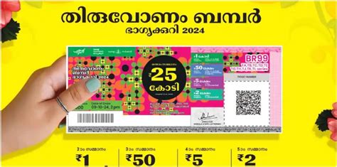 Kerala Lottery Onam Bumper Br 99 Results Today October 09 2024 Heres