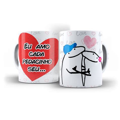 Caneca Flork Eu Amo Cada Pedacinho Seu Submarino