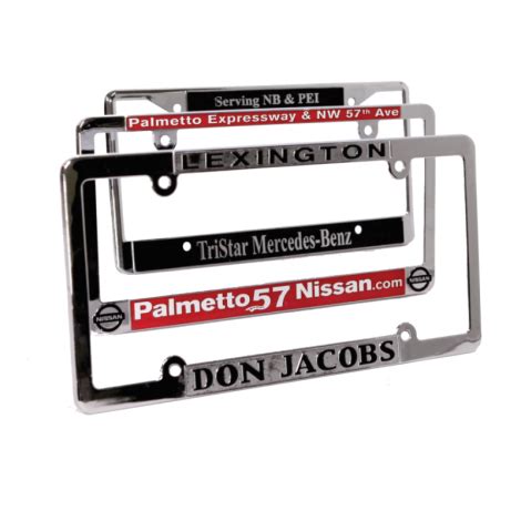 Metal Licence Plate Frames Custom Licence Plate Frames Dealership