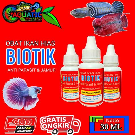 Jual Biotik Extra Obat Stress Jamur Ikan Hias Ml Shopee Indonesia