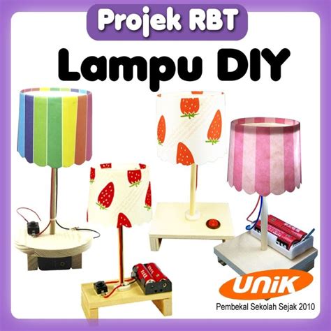 Unik Projek Rbt Kssr Kssm Lampu Meja Tidur Mini Diy Table Led