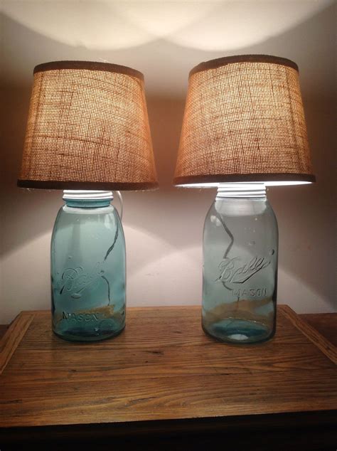 Vintage Ball Mason Jars Turned Into Lamps Mason Jars Ball Mason Jars Mason Jar Lamp