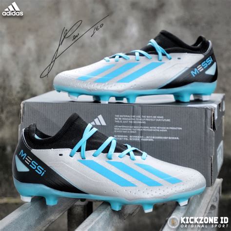 Jual Sepatu Bola Adidas X Crazyfast Messi Fg Silver Blue Ie