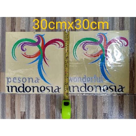 Jual Stiker Cutting Wonderful Pesona Indonesia Shopee Indonesia