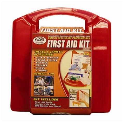 Sas Safety Corp 6010 10 Person First Aid Kit Sas6010 Sa6010