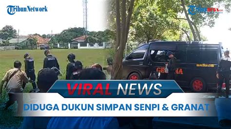 VIRAL NEWS Penggerebekan Diduga Dukun Santet Simpan Senjata Api