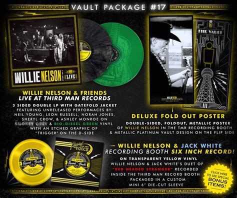 Third Man Records Announces Vault Number 17 Featuring Willie Nelson The Fire Note