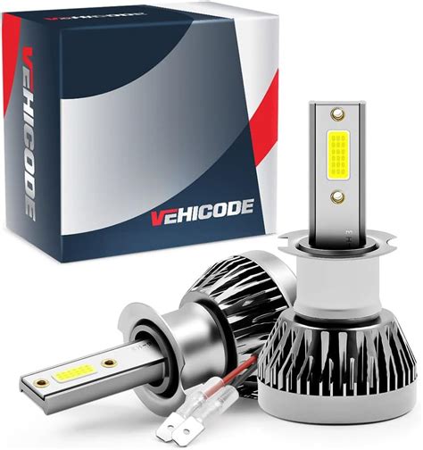 Amazon VEHICODE H3 LED Bulb Fog Light Projector Lamp 6000K White