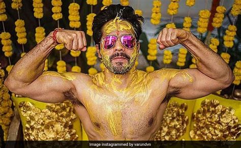 Trending: Varun Dhawan Shares Pics From "Haldi Done Right"