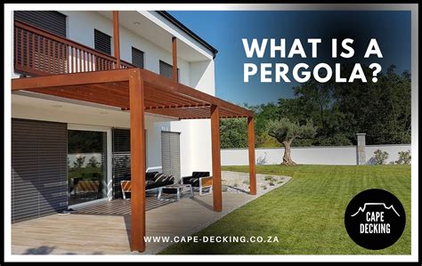 What Is A Pergola Cape Decking Fencing Wooden Decking Pool