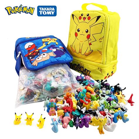 Pok Mon Anime Action Figure Set Mini Bolsa De Brinquedo Pequena Cole O