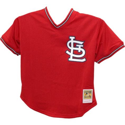 Ozzie Smith Autographed St Louis Cardinals Mitchell Ness Red Jersey Fan