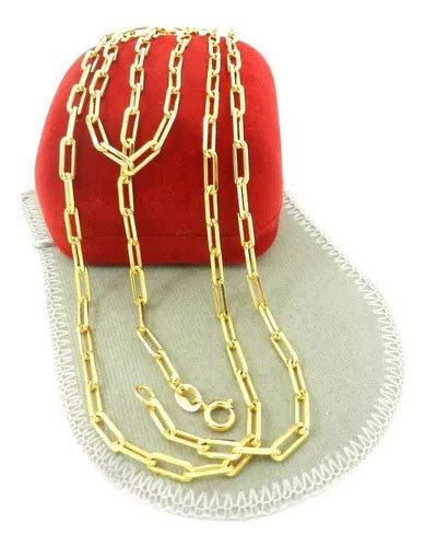 Cadena De Cord N Para Hombre Cm Mm Chapada En Oro De