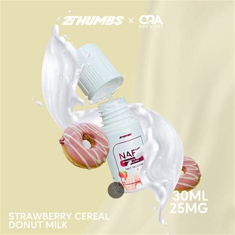 Jual Nafs V1 Strawberry Cereal Donut Milk Salt Nic 30ML By 2Thumbs