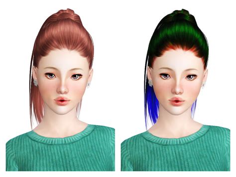 5 Hairstyles Retextured By Neiuro Sims 3 Hairs