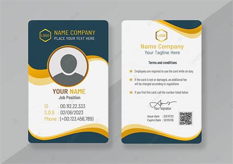 Company Office Employee Business Identity Card Design Template Download