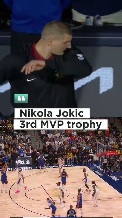 Nikola Jokic 3rd Mvp Youtube